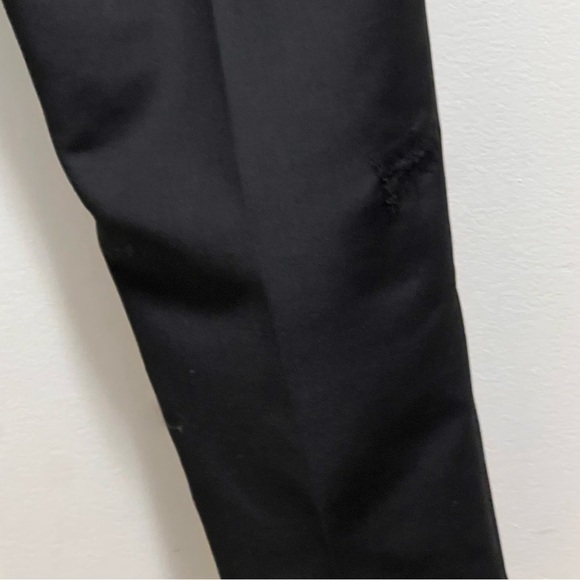 Burberry Uniform Tuxedo Stripe Straight Leg Wool Mohair Pants Size 8 - Picture 10 of 16